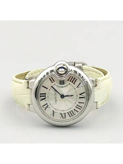 W6920086 BALLON BLEU 33MM Quartz Leather Band Women s Watch - CARTIER - BALAAN 2