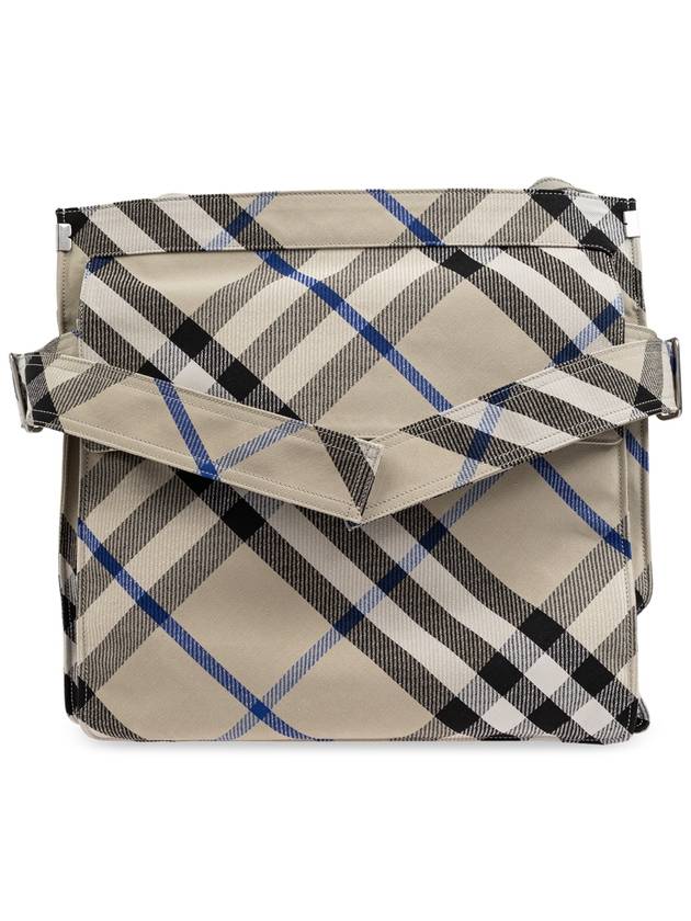 Trench Check Medium Tote Bag Lichen - BURBERRY - BALAAN 4