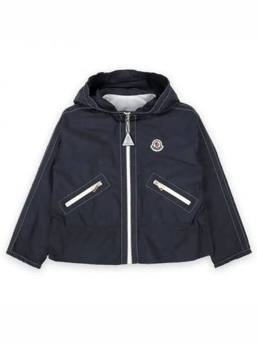 Kids TRUYERE Hooded Jacket Navy 1A00051 5968E 742 8 10A 1064556 - MONCLER - BALAAN 1