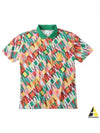 Golf Wear Men s Collar Short Sleeve T Shirt MLM 3A AP06 YELLOW PINK - MARK & LONA - BALAAN 2