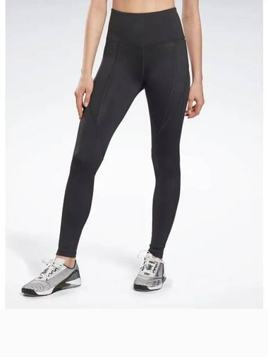 WOR PP High Rise Leggings Black GS1956 - REEBOK - BALAAN 1