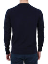 Lens Wappen Wool Knit Top Navy - CP COMPANY - BALAAN 5