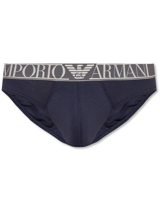 Logo Band Briefs Navy Blue - EMPORIO ARMANI - 1