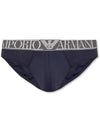 Men's Logo Band Boxer Triangle Panties Navy - EMPORIO ARMANI - BALAAN 1