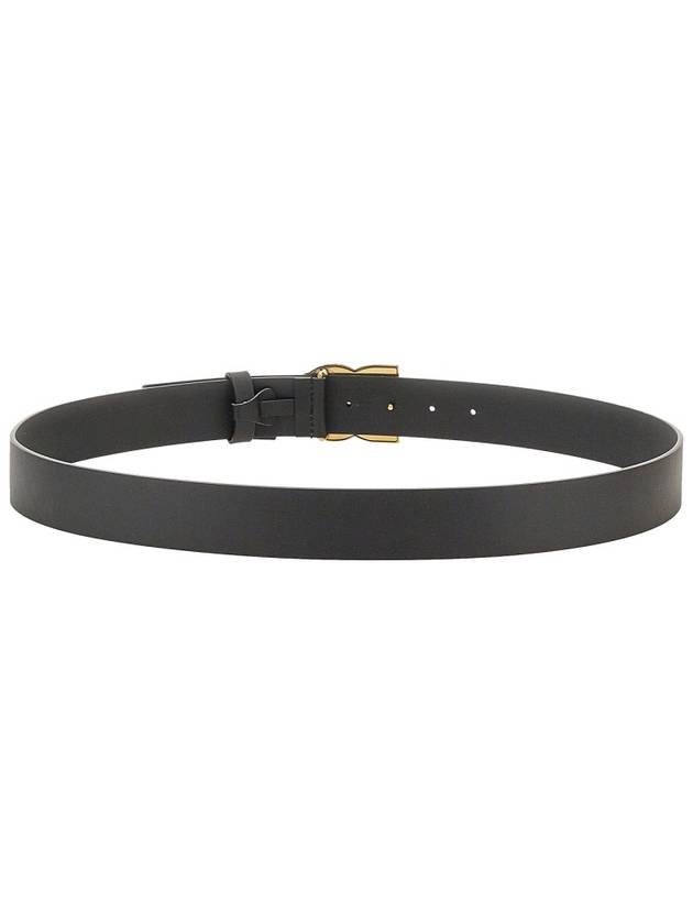 Logo Leather Belt Black Gold - DOLCE&GABBANA - BALAAN 8