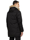 Yves Hooded Fur Padded Parka Black - NOBIS - BALAAN 6