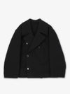 Coat OW1114 LF1116 BK999 BLACK - LEMAIRE - BALAAN 2