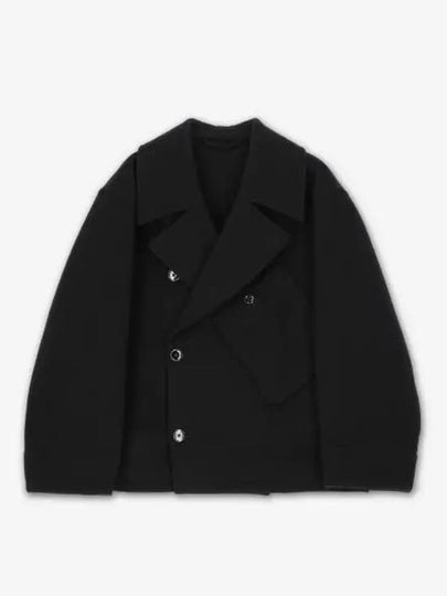 Coat OW1114 LF1116 BK999 BLACK - LEMAIRE - BALAAN 2