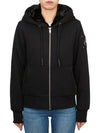 Classic Bunny Zip Up Hoodie Black - MOOSE KNUCKLES - BALAAN 2