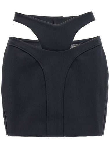 Mugler Stretch Thong Skirt - MUGLER - BALAAN 1