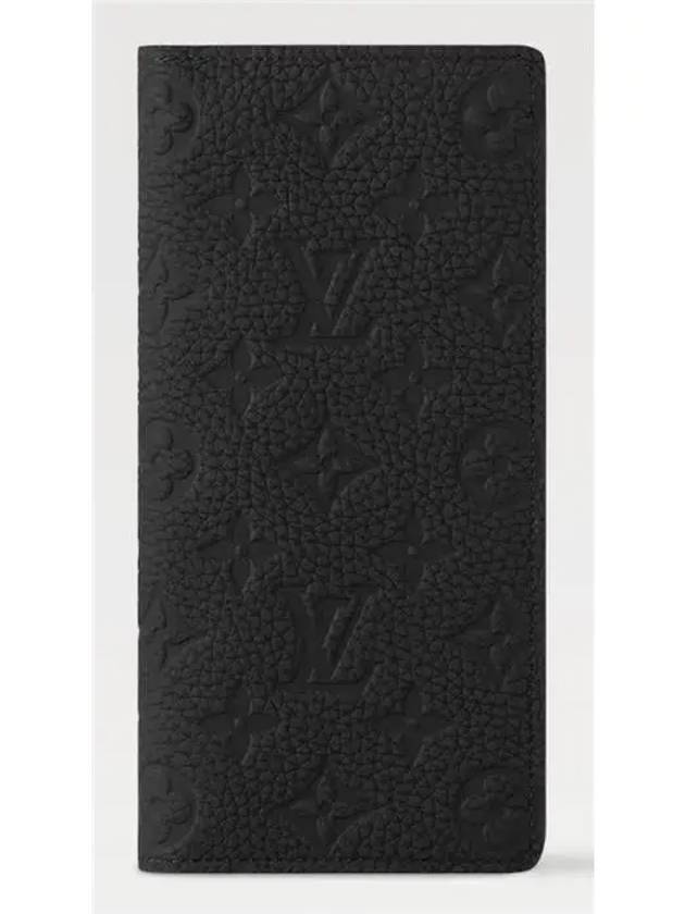 Brazza Taurillon Long Wallet Black - LOUIS VUITTON - BALAAN 2