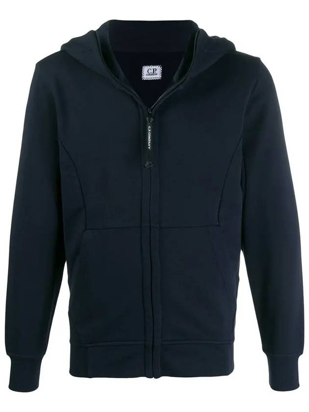 Goggles Hooded Jacket Navy - CP COMPANY - BALAAN.