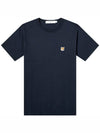 Fox Head Patch Classic Short Sleeve T-Shirt Navy - MAISON KITSUNE - BALAAN 2