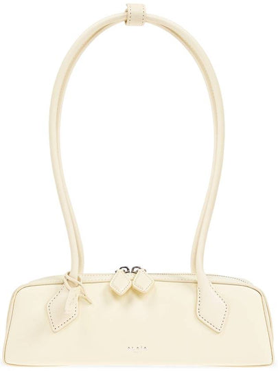 Le Tekel Small Leather Shoulder Bag Light Yellow - ALAIA - BALAAN 2