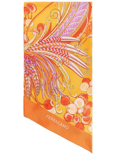 FERRAGAMO Silk Scarf, Women's, Multicolour - SALVATORE FERRAGAMO - BALAAN 1