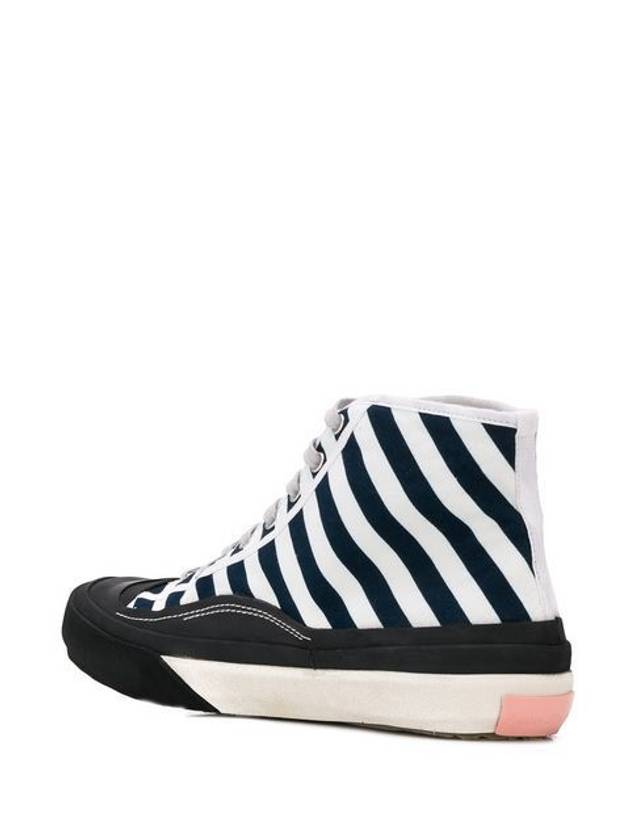 Striped Canvas Sneakers - ACNE STUDIOS - BALAAN 4