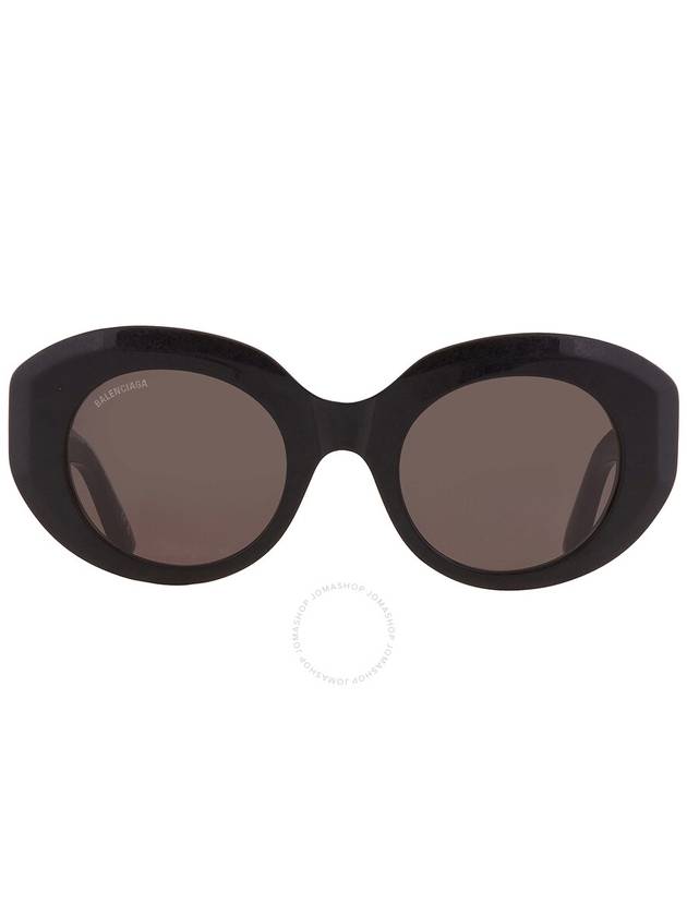 Eyewear Oval Frame Sunglasses Black - BALENCIAGA - BALAAN 2