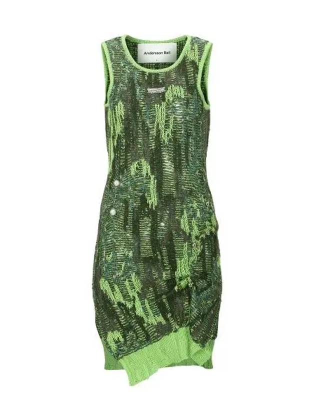 for WOMEN Grunge sleeveless knit dress atb888w KHAKI - ANDERSSON BELL - BALAAN 1