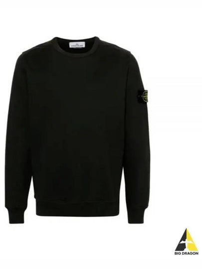 Wappen Patch Crew Neck Cotton Sweatshirt Lead Grey - STONE ISLAND - BALAAN 2