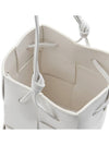 Intrecciato Cassette Small Bucket Bag White - BOTTEGA VENETA - BALAAN 8