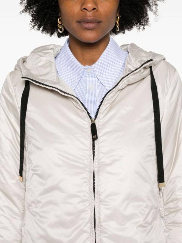 Greenh Water Repellent Hooded Padding White - MAX MARA - BALAAN 4