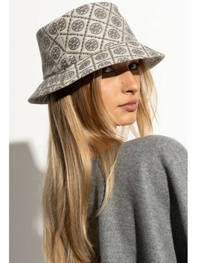 Tory Burch Hat With Shimmering Appliqués, Women's, Grey - TORY BURCH - BALAAN 2