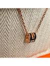 Mini Pop H Pendant Rose Gold & Noir - HERMES - BALAAN 4