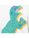 Dino Print Short Sleeve T-Shirt Green White - PAUL SMITH - BALAAN 5