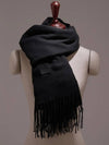 VIRGIN WOOL Muffler Black - NATIONAL PUBLICITY - BALAAN 3