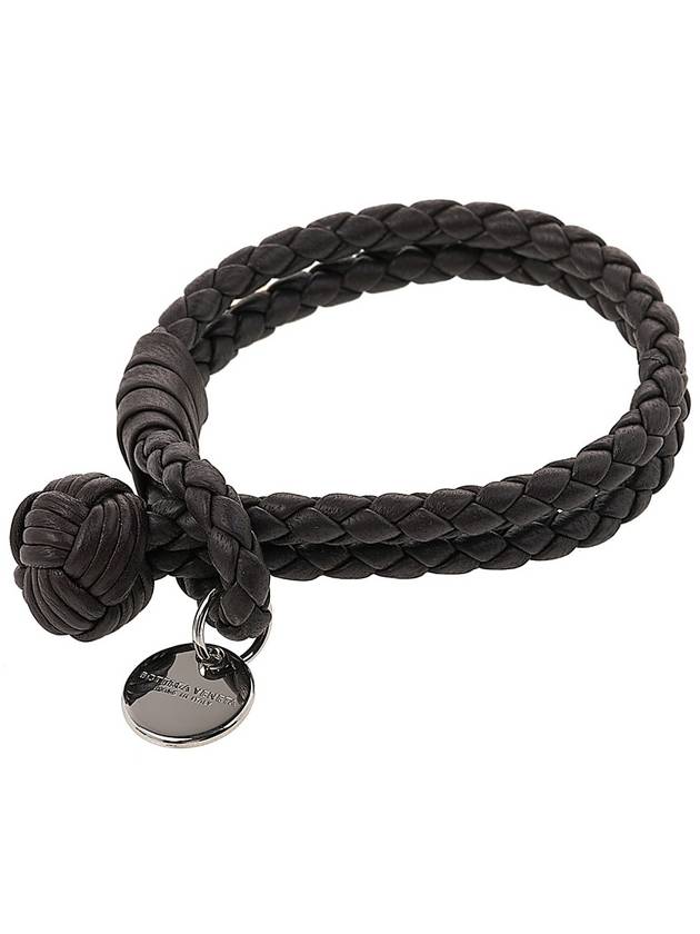 Intrecciato Double Weaving Bracelet Brown - BOTTEGA VENETA - BALAAN 2