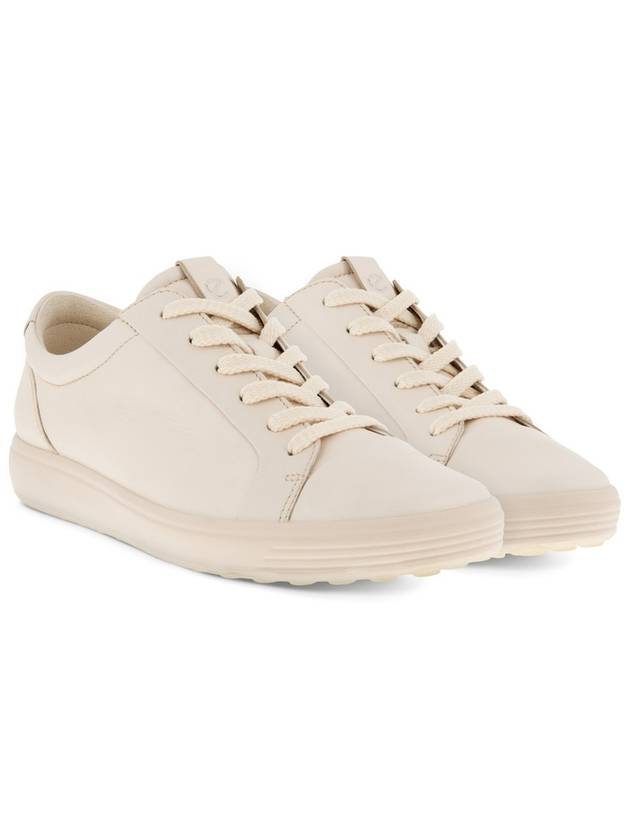 Women's Soft 7 Low Top Sneakers Beige - ECCO - BALAAN 3