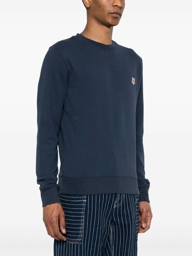 Fox Head Patch Regular Sweatshirt Midnight Blue - MAISON KITSUNE - BALAAN 4