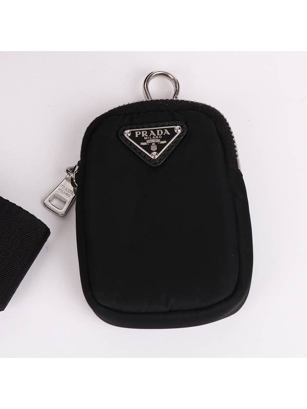 Re nylon black mini hobo type shoulder bag 1BH204 - PRADA - BALAAN 6