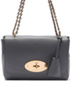 Lily Small Grain Cross Bag Grey - MULBERRY - BALAAN 3