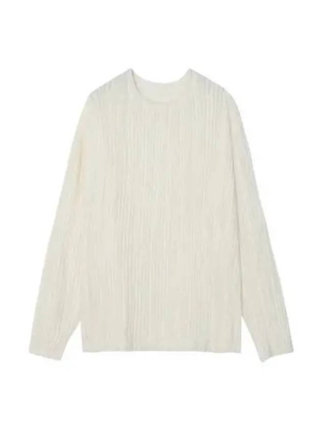 Loose fit cutting knit ivory - NUAKLE - BALAAN 1