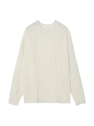 Loose fit cutting knit ivory - NUAKLE - BALAAN 1