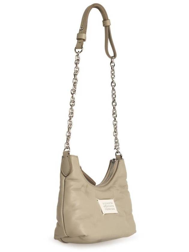 Maison Margiela Small 'Hobo' Grey Leather Bag - MAISON MARGIELA - BALAAN 2