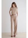 One Button Slit Wide Pants - ILROZE - BALAAN 3