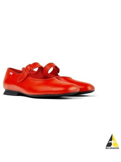 Casi Myra Mary Jane Leather Flat Red - CAMPER - BALAAN 2