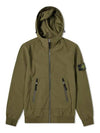 Men's Light Soft Shell R Hooded Jacket Khaki - STONE ISLAND - BALAAN 8