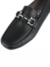 Gancini Ornament Driving Shoes Black - SALVATORE FERRAGAMO - BALAAN 8