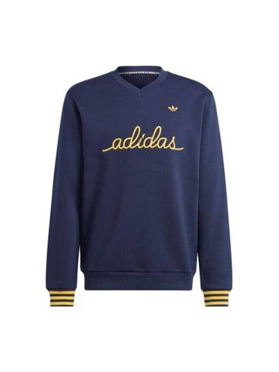 Nice Embroidered Sweatshirt Navy - ADIDAS - BALAAN 2