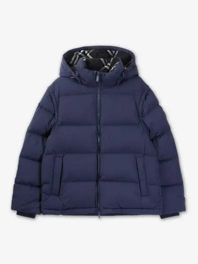 Bideford Detachable Sleeve Down Padding Navy - BURBERRY - BALAAN 2