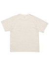 Striped heart short sleeve t shirt gray HM27CS041 - HUMAN MADE - BALAAN 3