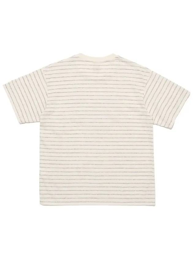 Striped heart short sleeve t shirt gray HM27CS041 - HUMAN MADE - BALAAN 3