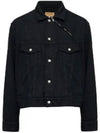 Buttoned Denim Jacket Black - MAISON MARGIELA - BALAAN 2