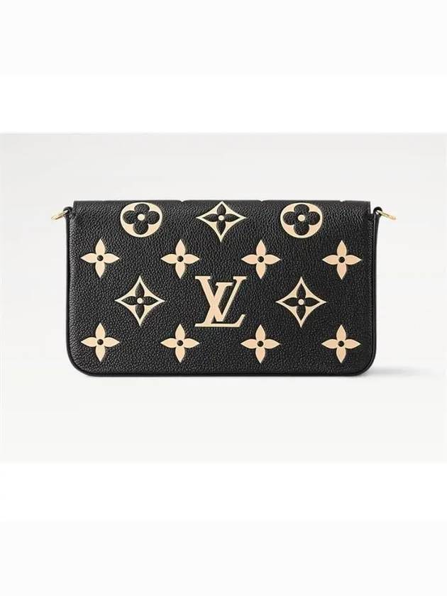 Felicie Pochette Shoulder Bag Black - LOUIS VUITTON - BALAAN 7