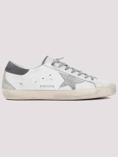 Superstar Grey Tab Low Top Sneakers White - GOLDEN GOOSE - BALAAN 2