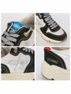 Men's Running Sole Suede Low Top Sneakers Cream Dark Grey - GOLDEN GOOSE - BALAAN 4