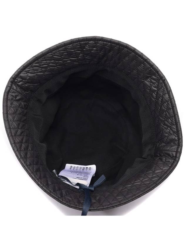 Quilted Nylon Bucket Hat Black - MONCLER - BALAAN 7